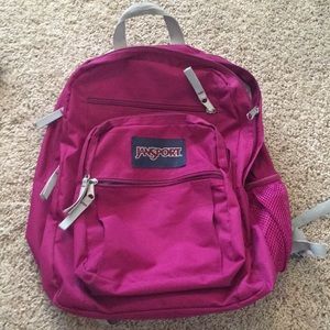 Fuscia Jansport backpack